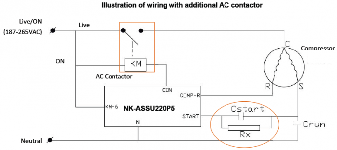 Air Conditioner Single Phase Motor Soft Starter Reducing Current High Reliability