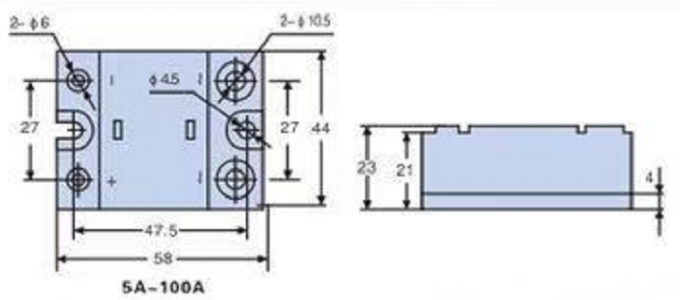 Single Phase AC220V / 380V Thyristor Module , DC / AC Solid State Relay SSR Module