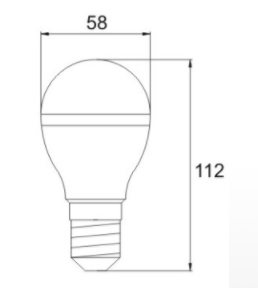 AC90-260V Small Led Spotlight Bulbs BR-LBU0505 2700—6500K Color Temperature
